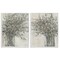 Stupell Industries Charcoal Sketched Vase 2pc Framed Giclee Wall Art Set Design by Samuel Dixon